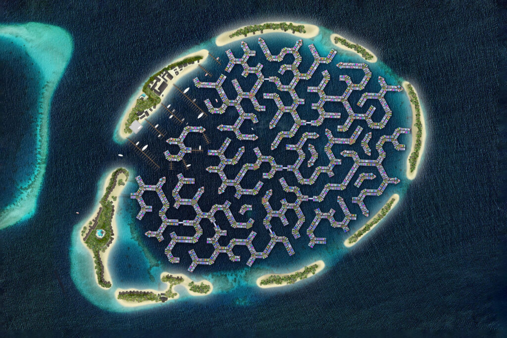 A floating city will be built